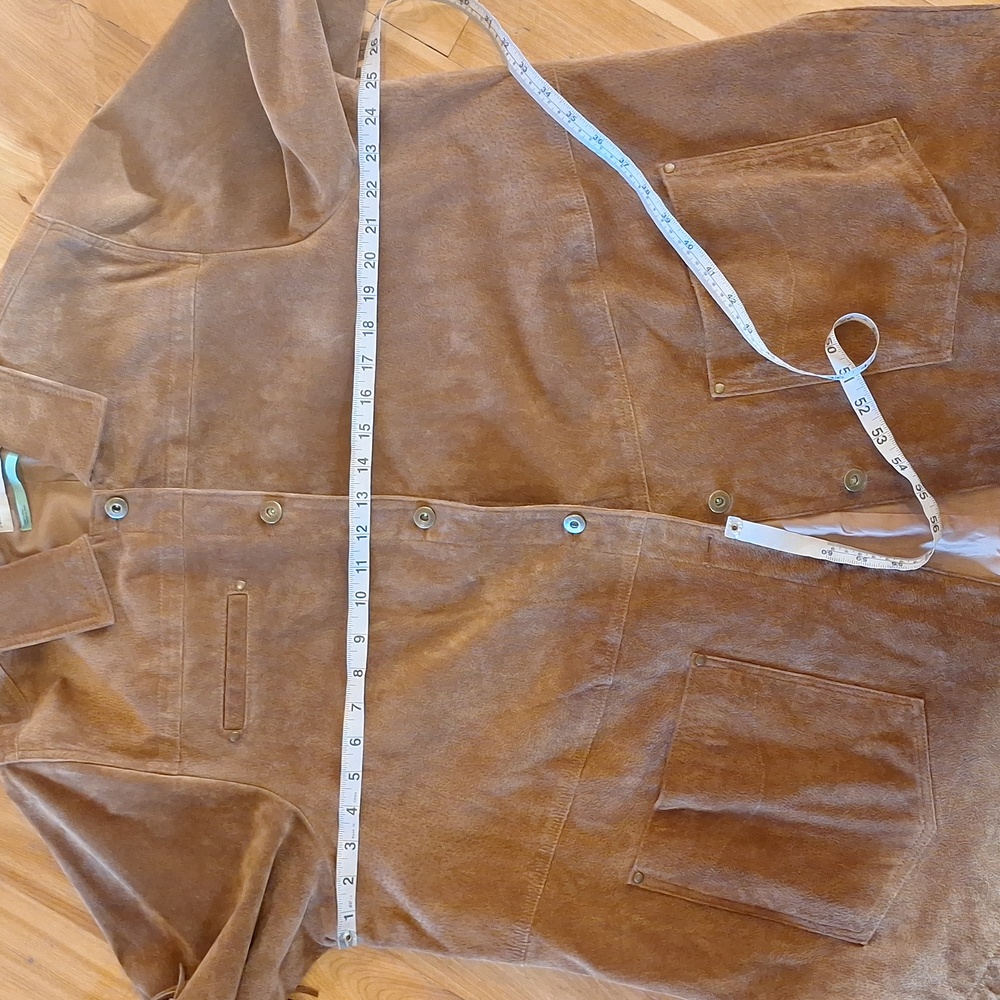 Anthropologie Danae fringe suede leather jacket size 2X western style shacket - Picture 11 of 12